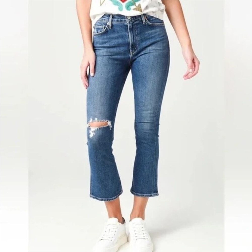 Citizens of Humanity Demy Crop Flare Womens Jeans